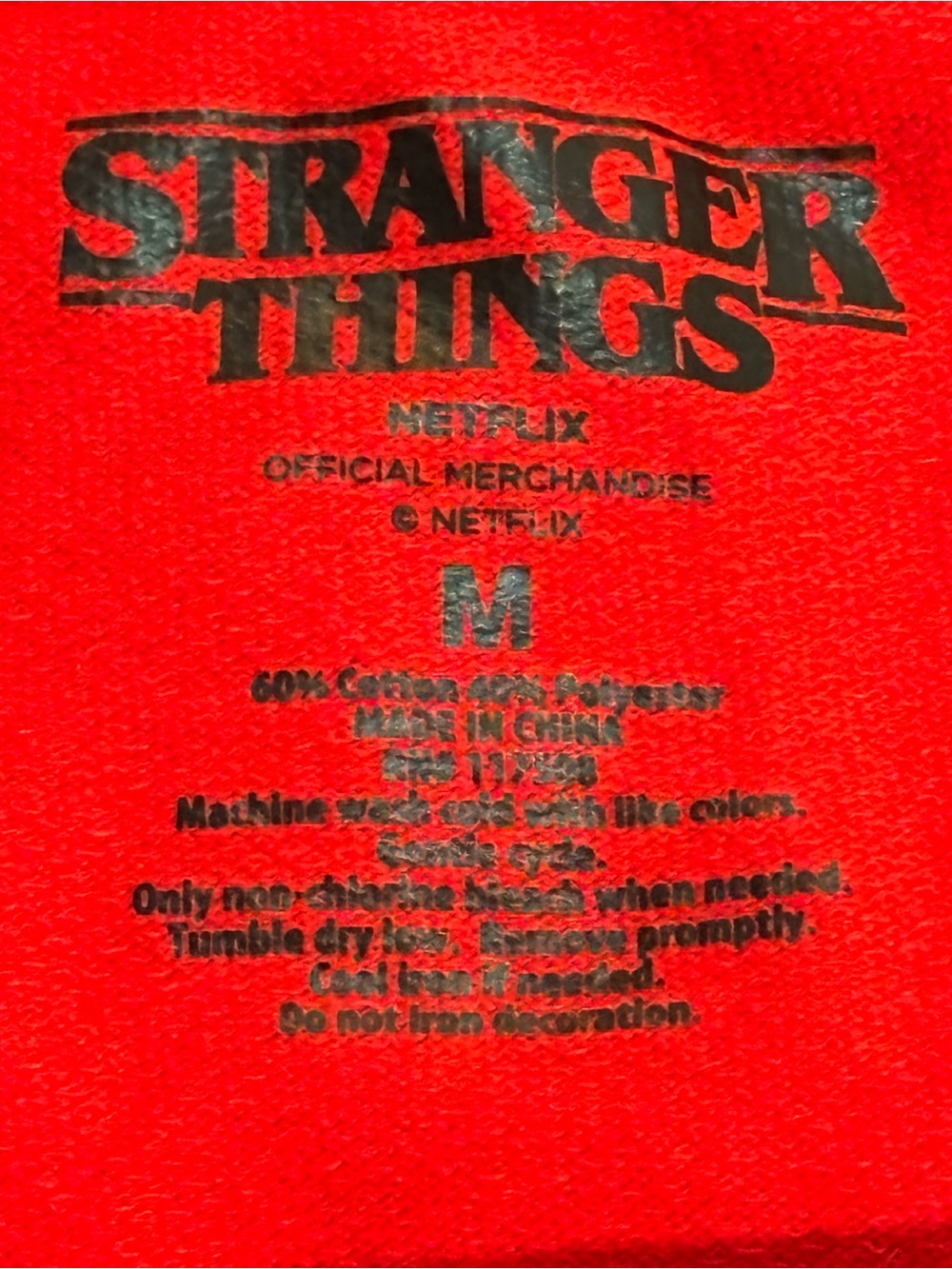 Stranger Things Hawkins Lifeguard Crop Top NWT Red Netflix Official Merch Med - Picture 6 of 11